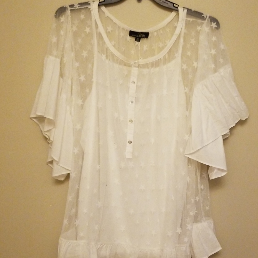 Two piece blouse